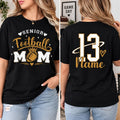 Personalized Senior Football Mom Shirt, Custom Player Number Name Tee, Team Tee, Senior Night Outfit, Sports Mom Gift, Front Back