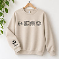 Personalized Radiology Tech Sweatshirt, Custom Name Hoodie, X-Ray Imaging Pullover, Medical Imaging Apparel, Radiographer Gift, Front Sleeve