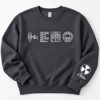 Personalized Radiology Tech Sweatshirt, Custom Name Hoodie, X-Ray Imaging Pullover, Medical Imaging Apparel, Radiographer Gift, Front Sleeve