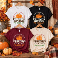 Friendsgiving 2026 Thanksgiving Shirt, Friends Dinner Party Tee, Vintage Pumpkin Fall T-Shirt, Cozy Potluck Outfit, Holiday Party Gift