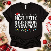 Personalized Most Likely To Christmas Shirts, Custom Family Matching Tees, Family Christmas Tee, Funny Holiday Party Outfit, Holiday Gift
