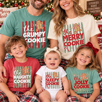 Custom Christmas Cookie Shirt, Personalized Gingerbread Tee, Family Christmas Tee, Funny Gingerbread Character Top, Holiday Party Gift