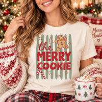 Custom Christmas Cookie Shirt, Personalized Gingerbread Tee, Family Christmas Tee, Funny Gingerbread Character Top, Holiday Party Gift