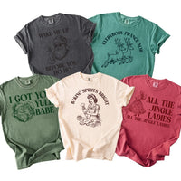 Custom Funny Christmas Shirt, Choose Your Holiday Design Tee, Retro Holiday Graphic Tee, Single Xmas Party Shirt, Christmas Gift Idea