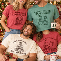 Custom Funny Christmas Shirt, Choose Your Holiday Design Tee, Retro Holiday Graphic Tee, Single Xmas Party Shirt, Christmas Gift Idea