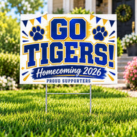 Custom Yard Sign, Personalized Photo Logo Message, Metal H-Stake Included, 12x18 18x24 24x36 Single or Double Sided, Custom Event Sign