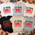Custom Family Christmas Tee, Personalized Last Name Shirt, Matching Holiday Outfit, Christmas 2026 Crewneck Tee, Holiday Party Gift