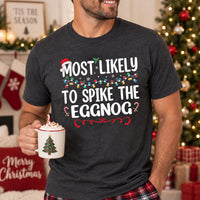 Custom Most Likely Christmas Shirt, Personalized Funny Holiday Tee, Choose Your Phrase Xmas Party Top, Secret Santa Outfit, Christmas Gift