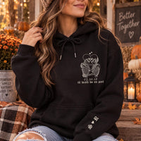 Personalized Couple Embroidered Hoodie, Til Death Do Us Part Sweatshirt, Custom Date His and Hers, Matching Sweatshirt, Anniversary Gift