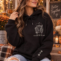 Personalized Couple Embroidered Hoodie, Til Death Do Us Part Sweatshirt, Custom Date His and Hers, Matching Sweatshirt, Anniversary Gift