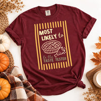 Personalized Most Likely To Thanksgiving Shirt, Custom Turkey Day Tee, Funny Thanksgiving Dinner Shirt, Choose Your Design, Holiday Gift