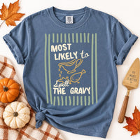 Personalized Most Likely To Thanksgiving Shirt, Custom Turkey Day Tee, Funny Thanksgiving Dinner Shirt, Choose Your Design, Holiday Gift