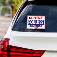Helena Foulkes For Rhode Island Governor 2026 Vinyl Sticker, Vote Foulkes, Rhode Island Governor Elections 2026 Bumper Sticker 6"x 4.5"