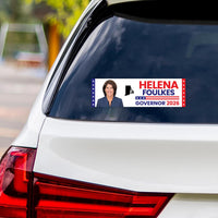 Helena Foulkes For Rhode Island Governor 2026 Vinyl Sticker, Vote Foulkes, Rhode Island Governor Elections 2026 Bumper Sticker 10"x 3"