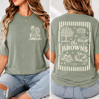 Personalized Thanksgiving Family Shirt, Custom Front Turkey Name Tee, Holiday Tee, Family Dinner Outfit, Holiday Gift, Front Back