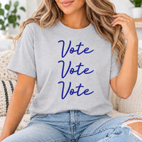 Vote Sweatshirt, Patriotic Election Day Crewneck, Red White Blue Voting Shirt, Vote Early No Kings Protest Shirt, Election Gift for Voters