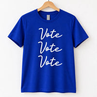 Vote Sweatshirt, Patriotic Election Day Crewneck, Red White Blue Voting Shirt, Vote Early No Kings Protest Shirt, Election Gift for Voters