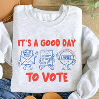 Good Day to Vote Shirt, Save Democracy Vote Tee, No Kings Vote Early Sweatshirt, Election Volunteer Hoodie, Poll Worker Gift