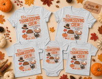 Personalized Thanksgiving Crew Shirt, Custom Family Turkey Tee, Vintage Fall Shirt, Friendsgiving Outfit, Thanksgiving Family Gift 2026