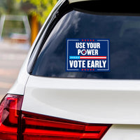 Democracy vs Fascism Vinyl Sticker, Vote Early No Kings Decal, Anti-Trump, Resist Fascism Protect Democracy Bumper Sticker, 6" x 4.5"