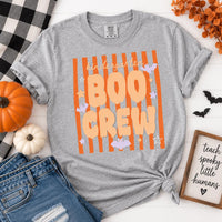 Personalized Kindergarten Boo Crew Shirt, Custom Halloween Teacher Tee, Retro Teacher Tee, Spooky Classroom Outfit, Halloween Gift