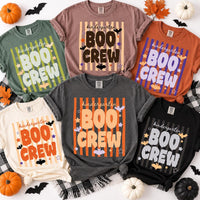 Personalized Kindergarten Boo Crew Shirt, Custom Halloween Teacher Tee, Retro Teacher Tee, Spooky Classroom Outfit, Halloween Gift