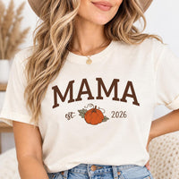 Personalized Mama Dada Mini Family Shirts, Custom Pumpkin Matching Tees, Fall Parent Outfit, New Parents Gift, Custom Fall Family Gift