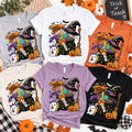 Personalized First Grade Teacher Halloween Shirt, Custom Teacher Name Tee, Spooky Classroom Outfit, Witchy Fall Style, Back to School Gift