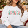 Personalized Family Christmas Sweatshirt, Custom Name Sleeve Crewneck, Matching Holiday Shirt, Tree Pullover, Family Christmas Gift