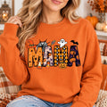 Personalized Halloween Family Sweatshirt, Custom Matching Spooky Graphic Tee, Halloween Party Tee, Mama Dad Kids Outfit, Family Holiday Gift
