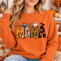 Personalized Halloween Family Sweatshirt, Custom Matching Spooky Graphic Tee, Halloween Party Tee, Mama Dad Kids Outfit, Family Holiday Gift
