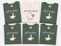 Custom Bride Duck Shirt, Personalized Off to Get Married Tee, Off to Party Bridesmaid Shirt, Funny Bachelorette Outfit, Bridal Party Gift