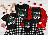 Custom Christmas Crew Most Likely To Shirt, Matching Family Tees, Funny Holiday Group Shirt, Festive Party Outfit, Family Christmas Gift
