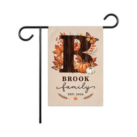 Personalized Fall Family Garden Flag, 12x18 Double Sided Yard Flag, Custom Family Decor, Autumn Front Porch Welcome, Housewarming Gift