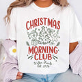 Personalized Christmas Morning Club Shirt, Custom Last Name Tee, Family Christmas Tee, Matching Holiday Outfit Est 2026, Holiday Gift