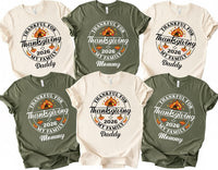 Custom Family Thanksgiving 2026 Matching Shirt, Personalized Family Thanksgiving Dinner Shirt, Autumn Family Tee