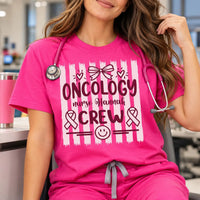 Personalized Oncology Nurse Shirt, Custom RN Name Tee, Cancer Ribbon Healthcare Crew Shirt, Nurses Week Gift, Gift for Oncology Nurse