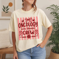 Personalized Oncology Nurse Shirt, Custom RN Name Tee, Cancer Ribbon Healthcare Crew Shirt, Nurses Week Gift, Gift for Oncology Nurse