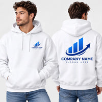 Custom Logo Hoodie and Sweatshirt, Personalized Company Apparel, Logo Shirt, Business Team Workwear, Custom Team Gift, Front Back Print