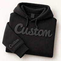 Custom Name Puff Print Shirt, Personalized 3D Text Sweatshirt, Raised 3D Puff Hoodie, Name Crewneck Personalized Wear, Birthday Gift