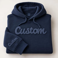 Custom Name Puff Print Shirt, Personalized 3D Text Sweatshirt, Raised 3D Puff Hoodie, Name Crewneck Personalized Wear, Birthday Gift