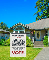 Vote Early Democracy Protest Garden Flag, Double Sided, No Kings Vote Early , Election Protect Democracy, Anti-Trump, Resist Fascism Flag