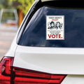 Democracy vs Fascism Vinyl Sticker, Vote Early No Kings Decal, Anti-Trump, Resist Fascism Protect Democracy Bumper Sticker, 6