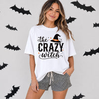 Custom Halloween Witch Shirt, Personalized Funny Tee, Quiet Bossy Sassy Crazy Scary Boujee Design, Halloween Party Tee, Gift for Her