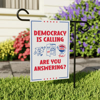 Vote Early Democracy Protest Garden Flag, Double Sided, No Kings Vote Early , Election Protect Democracy, Anti-Trump, Resist Fascism Flag
