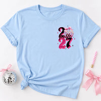 Hello 27 Birthday Shirt, 27th Birthday Tee for Women, Pink Disco Ball Graphic Tee, Cute Retro Birthday Outfit, Birthday Gift for Her