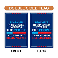 Vote Early Democracy Protest Garden Flag, Double Sided, No Kings Vote Early , Election Protect Democracy, Anti-Trump, Resist Fascism Flag