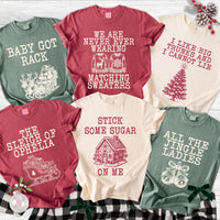 Custom Funny Christmas Shirt, Choose Your Holiday Quote Tee, Retro Christmas Song T Shirt, Funny Quote Tee, Christmas Gift for Her