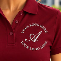 Custom Embroidered Polo Shirt for Men and Women, Personalized & Printed Polo Shirts for Business, Casual Wear, Sports Teams, Work Uniforms