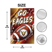 Custom Team Football Garden Flag, 12x18 Double Sided Yard Flag, Game Day Yard Flag, Personalized School Spirit Decor, Sports Fan Gift